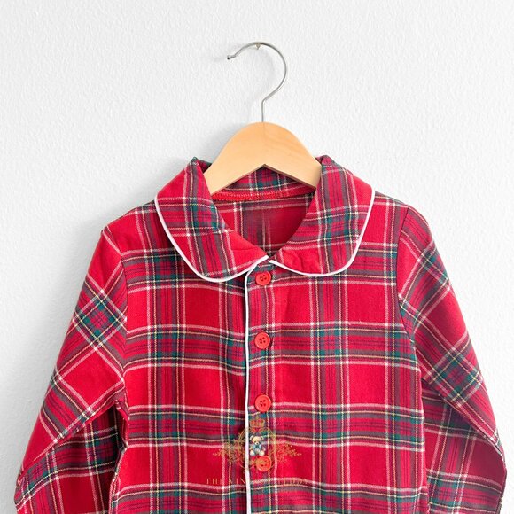 NWT Cute Boys Pajamas 2-Piece Christmas Pjs Kids Sleepwear Red & Green 12-24M - Picture 4 of 6